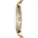 Emporio Armani Analog Grey Dial Pink Leather Strap Watch For Women - AR11126